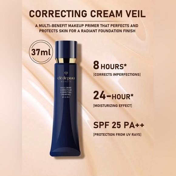 Clé de Peau Beauté Correcting Cream Veil Primer w SPF 21 Sunscreen - Picture 6 of 16